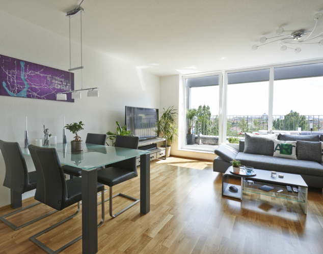 Investition in Lebensqualität: Premium-Penthouse im Europaviertel mit Top-Ausstattung, 60486 Frankfurt am Main, Maisonettewohnung