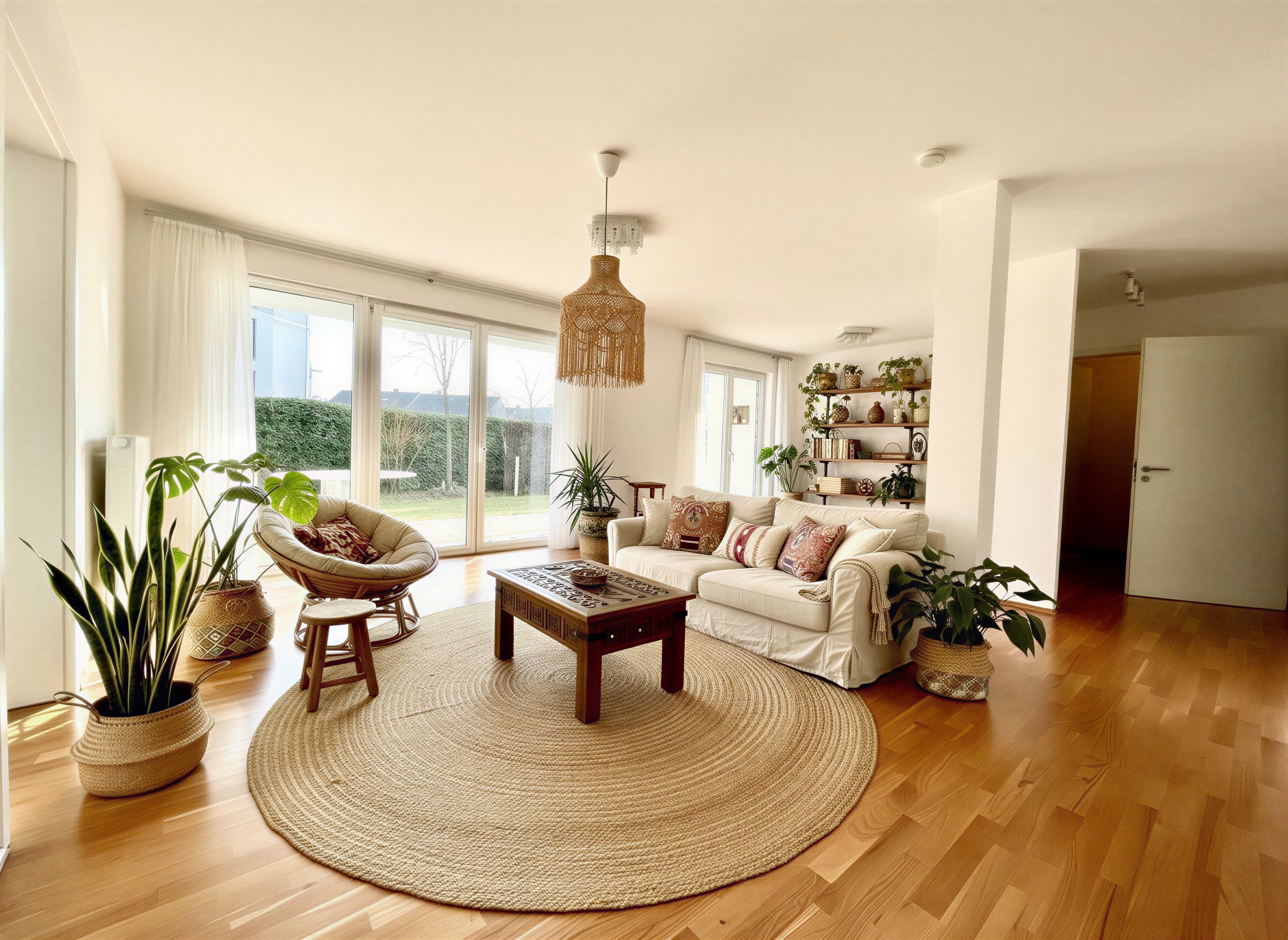 Das geräumige Wohnzimmer - (KI generiert)