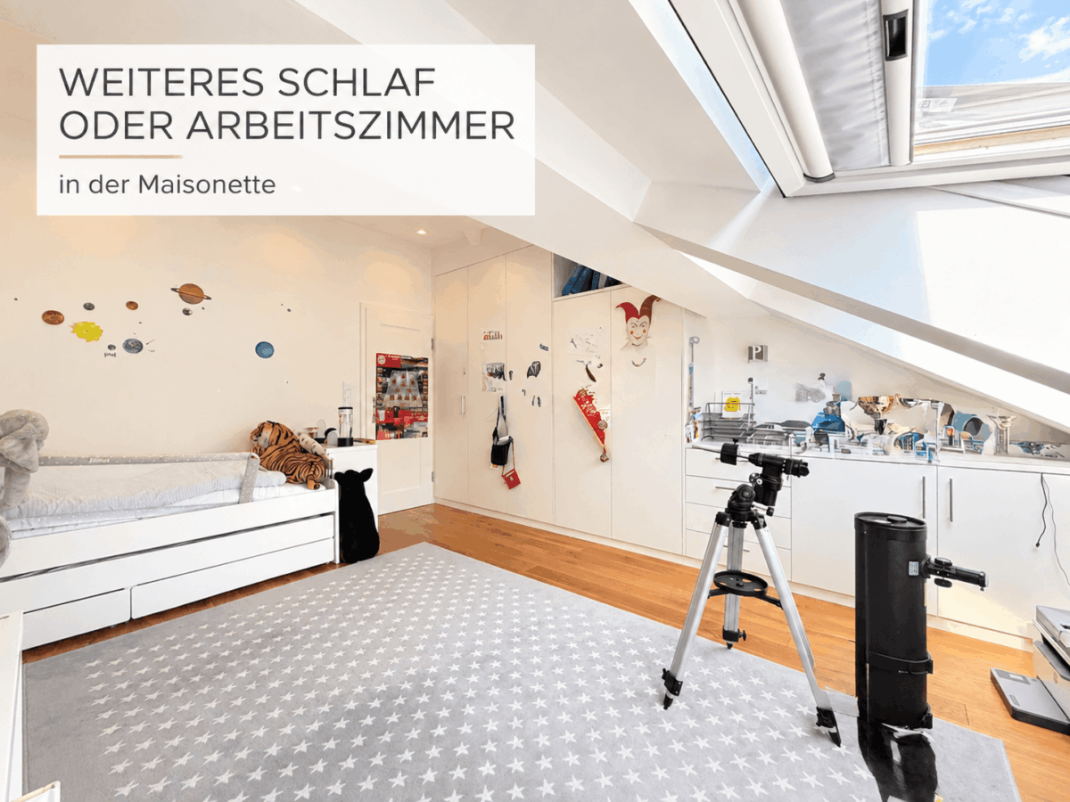 Weiteres Schlafzimmer oder Arbeitszimmer
