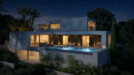 Außenansicht bei Nacht - Villa Isora – Wo das Meer zum täglichen Begleiter wird
