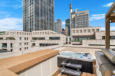 Whirlpool mit Skylineblick - Einzigartig in Frankfurt - Penthouse mit atemberaubender Panorama Dachterrasse