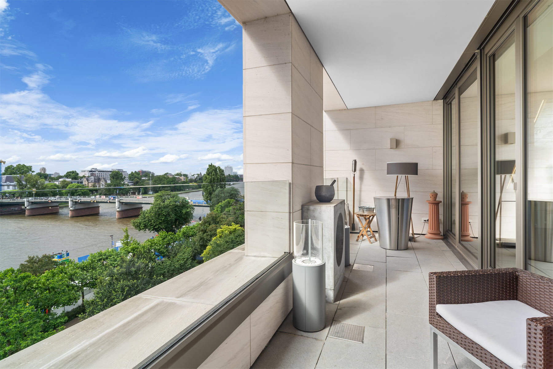 Loggia mit Ausblick