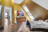 Das helle Schlafzimmer - Einzigartig in Frankfurt - Penthouse mit atemberaubender Panorama Dachterrasse